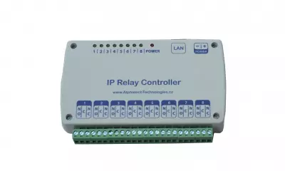 Controlador de relé IP con 8 relés